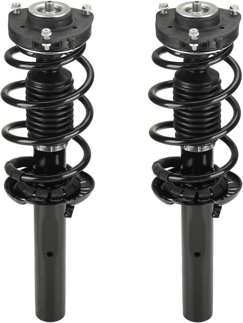 Front Strut Shock Assembly w/Coil Spring for AUDI A3 Quattro 2006-2013, for Volkswagen for Beetle 2012-2017, Replace 172311, Left & Right, 2PCS