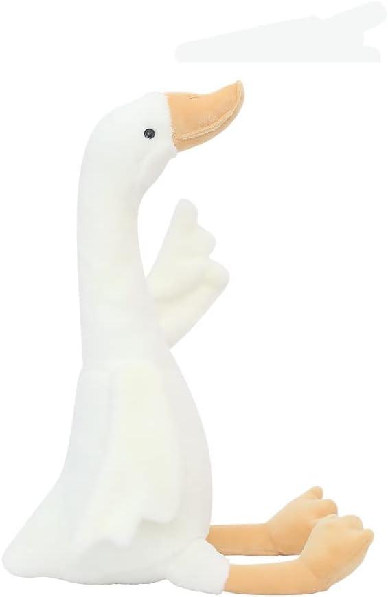 19.7" Goose Plush, Long Goose Neck White Stuffed Animal Christmas Swan Plush Toy