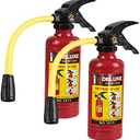 ArtCreativity Fire Extinguisher Squirt Toy for Kids (Set of 2) | 7 Water Gun with Realistic Design | Fun Outdoor Summer Toys for Boys and Girls | Novelty Gag Gift Item
