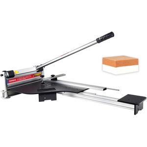 Newly Launched Norske Tools NMAP006 13 inch Laminate Flooring and Siding Cutter with CLAMP and Sliding Extension Table including BONUS Honing Stone
