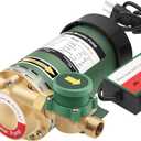 120W Water Pressure Booster Pump 115VAC,25L/Min,21.7 PSI Household Automatic Water Heater Pump with Flow Switch for Home Kitchen Bathroom Irrigation (H15GR-20)