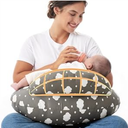 Momcozy Original Nursing Pillow for Breastfeeding-Pioneering Safety Fence- Wider Feeding Pillows for More Support for Mom & Baby- Easier Nursing & Hand Free- Fit for All, Removable Cotton Cover (Pink)