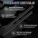 Pangda 6 Pcs Carbon Fiber Rod 6 x 4 x 1000mm Rod Black Round 6mm Hollow Matte Pole Tubing for Rc Airplane Repair DIY Craft Kite Model Remote-Controlled Airplanes Drones Project