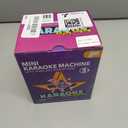 Mini Karaoke Machine for Kids & Adults, Kids Toys for Girls & Boys Gifts, Bluetooth Speaker with 1 Wireless Microphone for Kids Adults Toddler Girls Home Party Birthday Gifts Purple