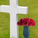 Cemetery Vases with Spikes,Grave Vases for Cemetery with Metal Spikes and Drainage Holes,Grave Flower Holder for Headstones Memorial Gifts Loss of Loved One