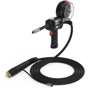 YESWELDER 150A Spool Gun LBT150, 10ft Cable Fits YESWELDER MIG-250 PRO/MIG-205DS PRO/MIG-185DS PRO/YWM-211P/YWM-200 MIG WelderEuropean Connector Welder with 2-Pin Control Switch