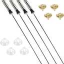 MVWC465HW2 MVWC465HW3 W11217817 Washer Suspension Rod Kit 26.45 inch Fit for May-tag and Whirl-pool Washing Machine MVWC465HW0 WTW4955HW2 MVWC465HW4 MVWC465HW1 4KMVWC410JW0 4KMVWC410JW1