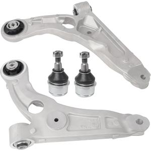 4Pcs Suspension Kit Front Lower Control Arm and Ball Joint Compatible With 2014 2015 2016 2017 2018 Jeep Cherokee Replace #K643179 K643180 K500287