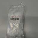 JETLAND Cabinet Drawer Crystal Pulls, 4-Pack, White with Clear Glass, 4" Hole Centers, Shining Daisy, Cabinet Handles for Dresser Nightstand Furniture, PW6738WW102