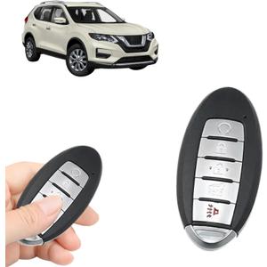 434MHz Smart Keyless Entry Remote Control Fob with 4A Transponder Chip for Nissan Rogue 20192021 FCC ID KR5TXN4 S180144507 OE 285E3-6RR7A 5 Button Proximity Remote