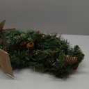 National Tree Company 9 ft Pre-Lit Crestwood Spruce Artificial Christmas Garland, Christmas Decoration with Glitter, Pinecones, Red Berries, 50 Clear Lights, 180 Tips, Green