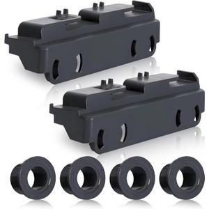 PartsBroz WD28X27241 Dishwasher Rack Carrier and Roller Kit (2-Pack) for GE General Electric Hotpoint AP6990367 PS16219735 GDF510PSR5SS GDP665SYN3FS GDT550PYR0FS GDT550PYR3FS GDT535PGR6BB GDT550PGR7BB