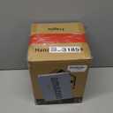 Beuhouz Pull String Semi Flush Mount Ceiling Light, Round Modern Industrial Close to Ceiling Light Fixture with Pull Chain Black Metal Cage Foyer Kitchen Ceiling Light 1-Light Edison E26 8087