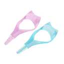 2Pcs Pink and Blue 3in1 Mascara Shield Guard Eyelash Brush Curler Guide Applicator Comb Makeup Tool Random Color Durable and Practical Mascara Brushes Tools and Accessories