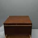 Walnut Nightstand Solid Wood Night Stand, Mid Century Modern Nightstand, Modern Night Stand, Solid Wood End Table for Bedroom, Living Room, Walnut Bedside Table