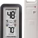 AcuRite 02043 Digital Thermometer with Indoor/Outdoor Temperature,Black