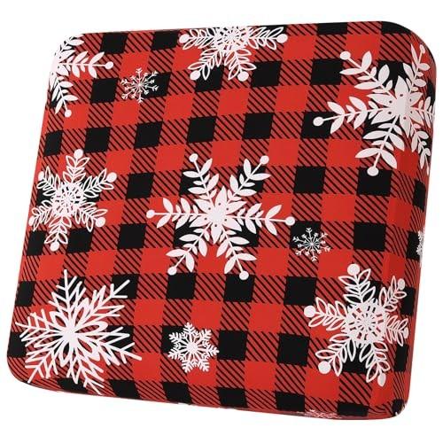 Printed Couch Cushion Covers, Stretch Soft Couch Covers for 1 Pack Burgundy