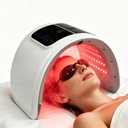 7 Color LED Face Mask with Spray, Facial Light,Red Light Therapy Facial Skin Care Device for Home Use