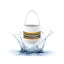 Luxury Version Bath Water Filter for Tub Faucet with Overflow,3,000 Gallons Filtration,Remove Contaminants,Chlorine,Fluoride,Hard Water Softener,Enhances Health of Skin,Hair,Nails,Relieve Eczema,White