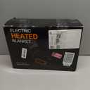 Electric Heated Blanket Twin Size, 62"x84" Electric Throw Blanket with ETL & FCC Certification, Fast Heating Blanket with 5 temperatures & 10 Hours Auto Off, Machine Washable