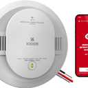 Kidde Hardwired Kidde App Enabled Smart Smoke and Carbon Monoxide Detector, AA Battery Backup, Voice Alerts, Interconnected Alarm