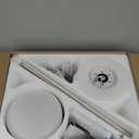 Ceiling Fans with Lights and Remote, 42 Inch Ceiling Fan with Light, Low Profile, Reversible, Dimmable LED, Flush Mount, Quiet, DC Motor, White Ceiling Fan for Bedroom, Kitchen, Dining Room