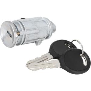 Motoforti Ignition Switch Lock Cylinder with 2 Keys,for Jeep Grand Cherokee 1999-2004,Metal,5003843AB,Silver Tone