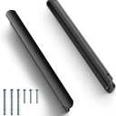 Cobbe 10 Pack Black Cabinet Handles 5 inch(128mm) Hole Centers Cabinet Pulls Kitchen Cabinet Handles Matte Black Drawer Pulls Kitchen Cabinet Hardware