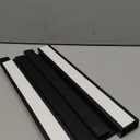 YECAYE 94.2in Cable Management, Cable Organizer,Adhesive Mount Cord Organizer for Desk, Cord Organizer, No-Drill Desk Wire Management for Home Office, Baby Proofing, Black