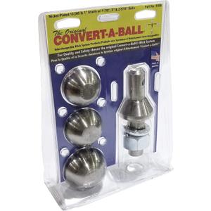 Convert-A-Ball 900B Nickel-Plated Shank with 3 Balls - 1"