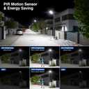 Solar Street Lights Outdoor Waterproof , 6500K 320 Angle Flood light,5730 LED Solar Parking Light with Motion Sensor and Remote Control for Outdoor, Streets, Courtyards, Parking Garages,4 Pack