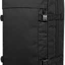 Eastpak Tranverz L 121L Large Wheeled Luggage with Dual Compartments, TSA Lock, Compression Straps & Smooth-Wheeling System, Black