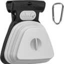 SUPERDESIGN Dog Pooper Scooper, Pooper Scooper for Small and Large Dogs, Dog Poop Scooper for Yard, Pooper Scooper with Bag Attachment and Leash Clip, Ideal for Walks, Travel and Camping (Large,Black)