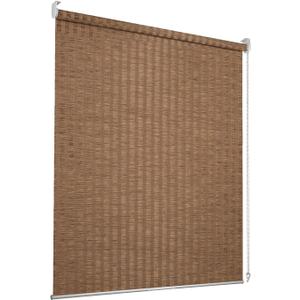 Roller Window Shades,Light Filtering Roller Shade,Window Blinds,Roll Up and Down Blinds for Home,Easy to Install(Coffee, 44" W x 72" H)