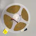 COB LED Strip Lights DC 24V LED Lights Flexible Super Bright LED Strips,16.4ft 6500K White,CRI 90+,2400LEDs High Density Uniform Light for Bedroom Home Decor (No Adapter or Controller)