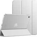 JETech Case for iPad (A16) 11th/10th Generation (2025/2022), Slim Stand Hard Back Shell Cover with Auto Wake/Sleep (Silver)