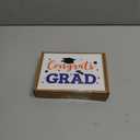 CiyvoLyeen Class of 2026 Graduation Leis with Glitter Pins Handmade Double Braided Ribbon Garland Money Holder Bowknot Congrats Grad Ceremony Gift Idea Orange and Blue Graduation Decorations 2026