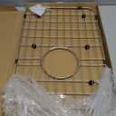Serene Valley Sink Bottom Grid 24-1/8" x 12-5/8", Centered Drain with Corner Radius 1-1/2", Sink Protector NLW2412C