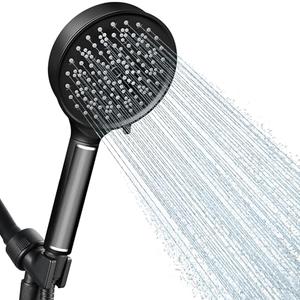 Cobbe Handheld Filtered Shower Head - Filters >99% Chlorine - Advanced 2.0 Carbon System - Water Softening Beads for Hard Water - Relieves Dry, Itchy Skin - Matte Black