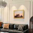 ArtXO Wood Vintage A4 Picture Frames for Home Wall Photo: Ornate Classic Gold Photo Frame, 8.25 by 11.75 Gallery Wall Frame for Canvas, Poster, Diploma, Family Friends Photo Display