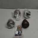 4 Inch Wooden Furniture Legs Set of 4 Sofa Replacement Brown Round Solid Wood Furniture Feet for Armchair Couch Cabinet Dresser Ottoman TV Stand Bed Legs with Mounting Plates Screws