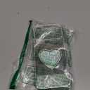 Glitter Mirror Case for iPhone 17 Pro Max,Cute Luxury Diamond Heart Makeup Mirror Bling Sparkly Rhinestones with Camera Protector TPU Bumper Women Girls Case for iPhone 17 Pro Max 6.9",Silver