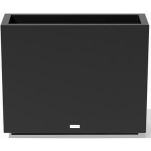 Veradek Block Series Span Plastic Planter - Tall Rectangular Planter for Indoor or Outdoor Patio/Porch | Durable All-Weather with Removable Insert Bucket | Modern Design for Plants, Flowers, Garden
