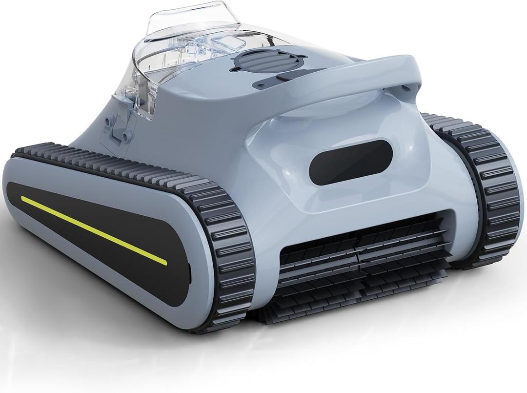Crab Robotic Pool Vacuum, Wall-Climbing, Automatic Pool Cleaner, Suitable for Walls and Floors of 1614 Square Feet Pool