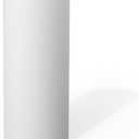 Kante 23.6 Inch Tall Cylindrical Planter, Large Round Plant Pots with Drainage Hole, Made with Concrete, Suitable for Indoor Outdoor Plants, Home Decor, White