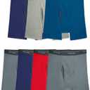 Fruit of the Loom Men's Coolzone Boxer Briefs, Moisture Wicking & Breathable, Assorted Color Multipacks (Large)