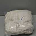 Aliceset 12 Packs 24 x 40 Inches Cotton Garment Bags for Hanging Clothes, Canvas Suit Bags for Clothes Coats Jackets Shirts Closet Storage Travel Gusseted Hanging Garment Cover