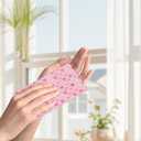 200 Pcs Pink Bow Napkins Pink and White Checkered Napkins Bow Disposable Hand Towels for Bathroom Gingham Baby Shower Napkin Disposable Decorative Bows Cocktail Napkin Birthday Wedding Party Decor