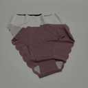 ASIMOON High Waisted Seamless Womens Bikini Underwear No Show Postpartum High Cut Cheeky Ladies Panties 4 Pack M