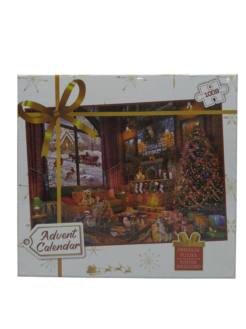 Pack Of 20 Advent Calendar 2024 Christmas Puzzles - 1008 Pieces Christmas Puppy Cat Puzzle Christmas Countdown Calendar 24 Day Puzzle Christmas New Year Gift for Adults Kids